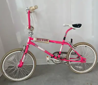 hot pink vintage hutch , View more