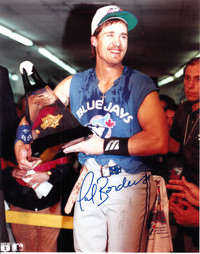 1992 World Series Toronto Blue Jays MVP Pat Borders Autograhed