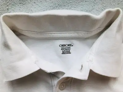 Boys white Polo dress or Golf shirt Size Large 12-14, $5, View more