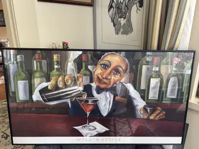 Will Rafuse bar tender framed print. large!, View more