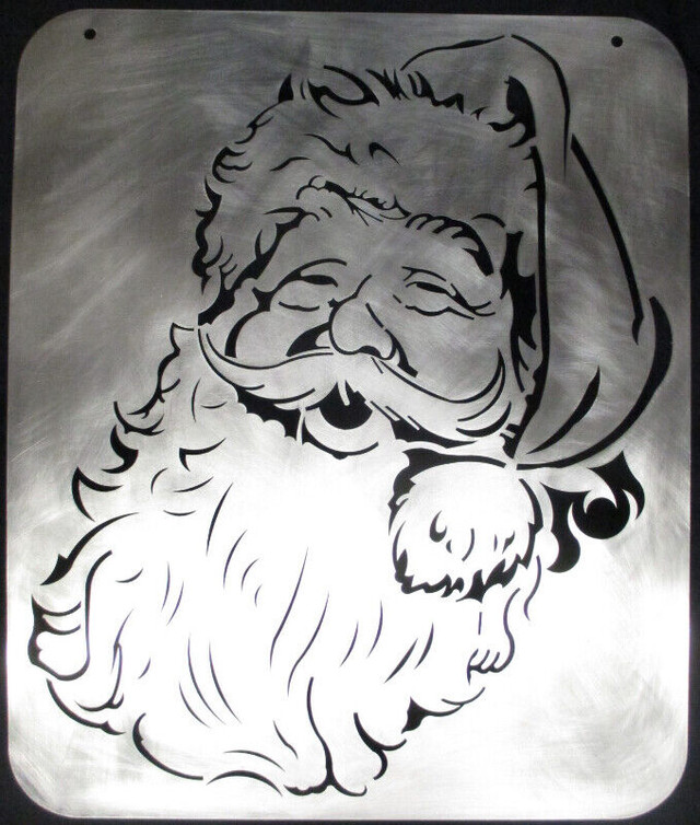 Laser-cut Stainless Steel Santa Claus Face 430x360x1.5mm in Other Business & Industrial in Stratford - Image 3