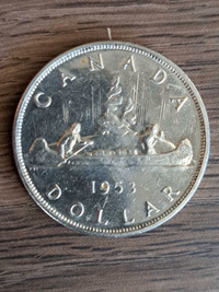 1953 Canadian Silver Dollar 