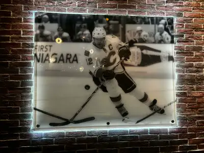 Jarome Iginla / Lanny McDonald Calgary Flames glass pictures, View more