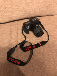 Pentax k100D with case and lens - $175
