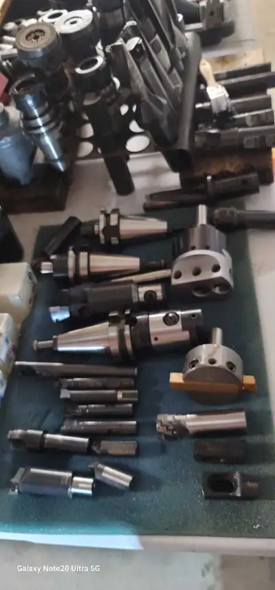HUGE lot TOOL and DIE tools Bt 40, I do not even know were to begin Dies, carbide bits), drill ends...