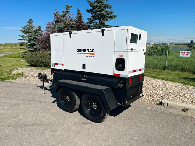 Generac 45 KW / 55 KVA MMG55 Used Tow Behind Diesel Generator in Other in Saskatoon - Image 4