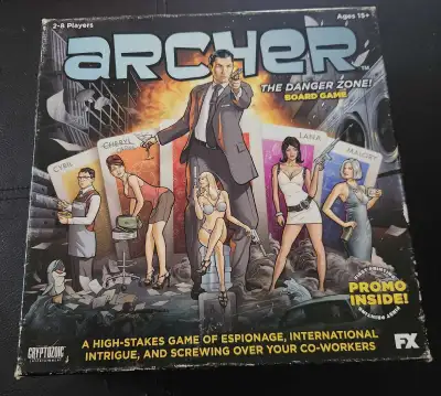 Archer The Danger Zone Board Game (first printing), View more