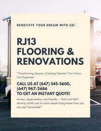 RJ13 Flooring & Renovations 