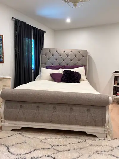 Queen Sleigh Bed — Ashley Homestore “Realyn”, View more