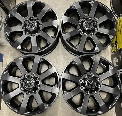 Came off a new 2025 Ram 3500 SRW Cummins Diesel. Factory take offs. Genuine Mopar wheels with less t...