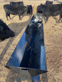 New 7'5" Heavy Duty Steel Cattle Feeder trough.