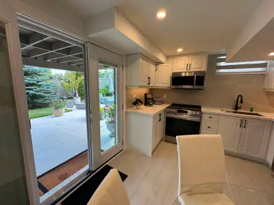 Beautiful walkout basement short term rental, View more