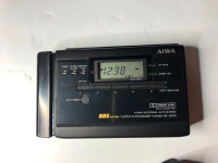 Vintage AIWA HS-J505 Cassette Recorder With Case and Remote