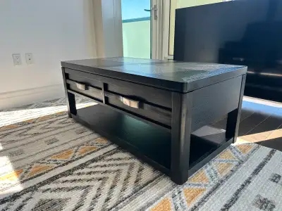 Almost brand new Lift-Top Coffee Table with Storage, View more
