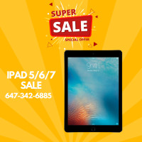 Apple iPad 5, iPad 6 & iPad 7 on Clearance sale