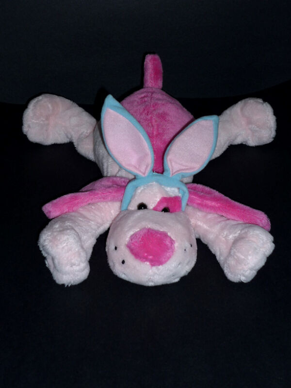 pink and blue Dog Stuffie .. Clean,SmokeFree, As shown in Toys & Games in Cambridge - Image 2