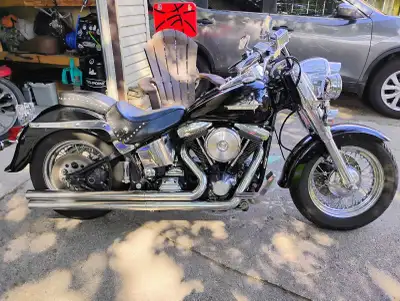1991 Harley Davidson softail runs perfectly, quick detach fairing, passenger backrest, service befor...