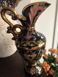 Vintage Ceramic H. BEQUET Hand Painted vase / pitcher #287 City of Montréal Greater Montréal Preview