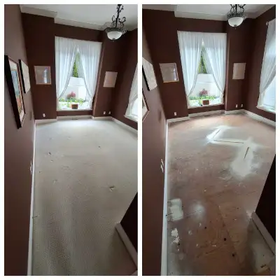 Flooring Removal - Carpet, Laminate, Vinyl and More, View more