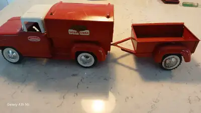 Tonka Sportsman truck and box trailer, View more