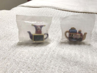 RED ROSE TEA POT FIGURINES FOR SALE