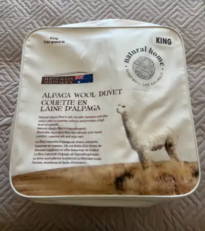 King Size Alpaca Duvet Comforter - $400, View more