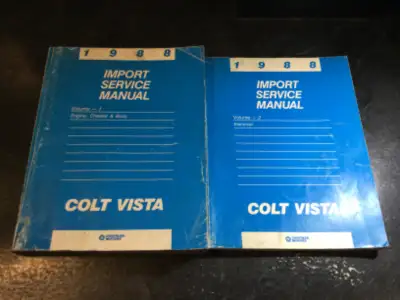 1988 Dodge Plymouth Colt Vista Wagon Shop Manual G63B, View more