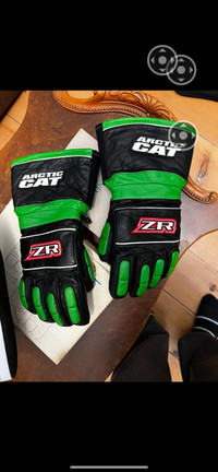 Arctic Cat Leather Racing Gloves 