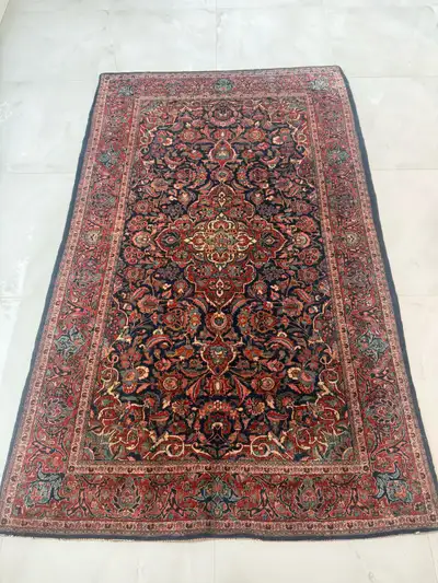 Persian kashan rug, View more