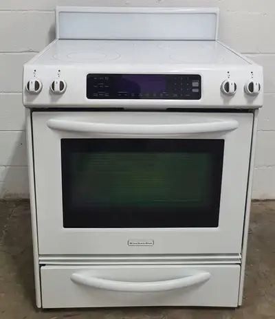 —SALE! Electric Stove “KITCHEN AID” 30 inch (many futures)  , View more