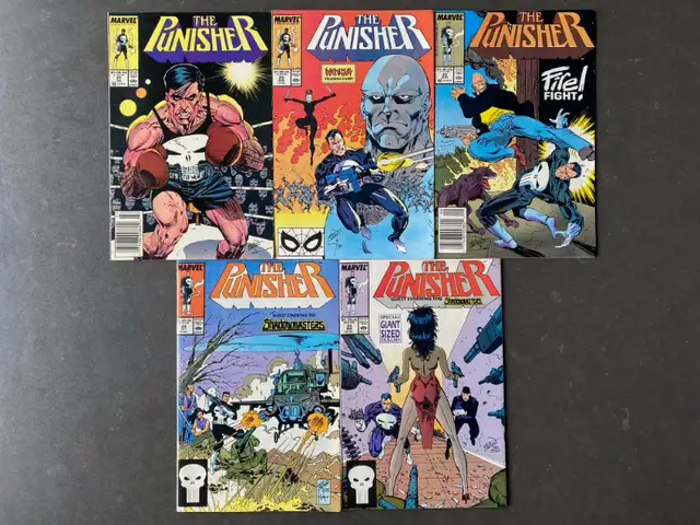 The Punisher V.2 # 21-25 (1987 Marvel Comics Series)