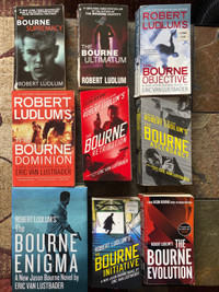 9 Jason Bourne Novels