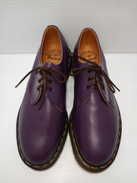 Doc Martens  US size 7  Lug Soled Dark Purple Oxfords Worn Once