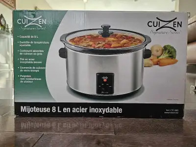 Spécifications: Puissance maximale => 380 W Capacité maximale => 8L Couvercle de cuisson en verre tr...