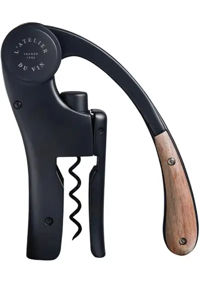 Brand new sealed L'Atelier du Vin Oeno Motion Black & Wood Lever Corkscrew | Luxury Wine Bottle Open...