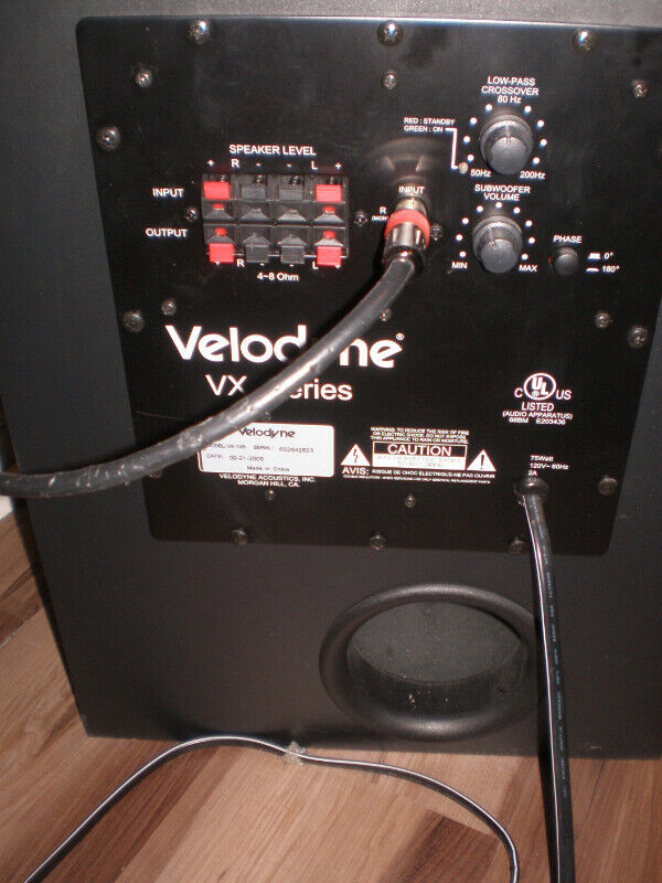 Used, VELODYNE TV BASE AMP MODEL # VX10B for sale  