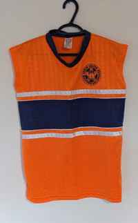 Orange Soccer Jersey (#7) - Adult Size Small