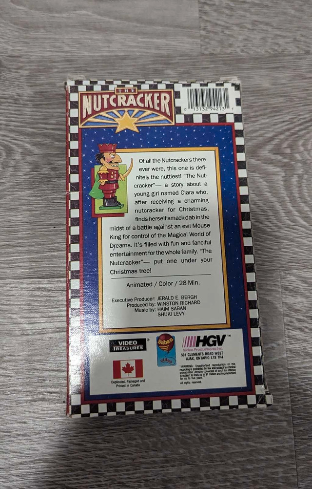 The Nutcracker VHS Movie  in CDs, DVDs & Blu-ray in City of Toronto - Image 2