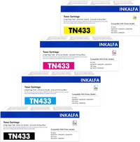 TN433 Toner Cartridges 4 Pack, BNIB