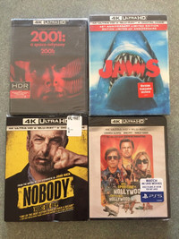 New 4K Blurays Once Upon A Time In Hollywood Jaws Nobody