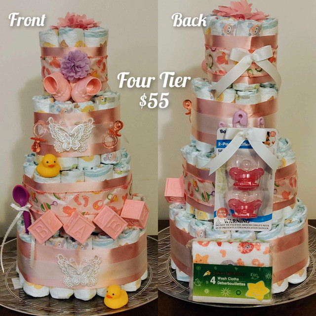 Four Tier Diaper Cake  in Other in Belleville