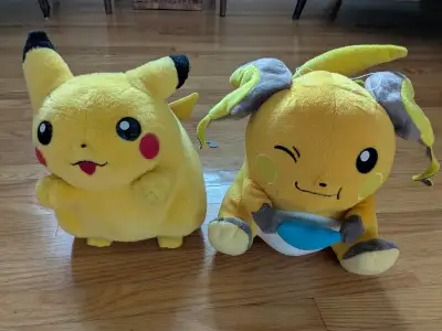 Tomy Talking Pikachu chonkachu plush and raichu, View more
