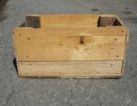 $40 Vintage wooden crate rustic storage box