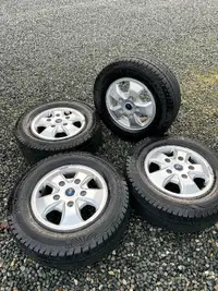 4 General Grabber Tires on Ford Rims - Like Brand New