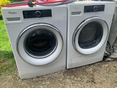 Whirlpool Washer & Ventless Dryer Pair - Parts, View more