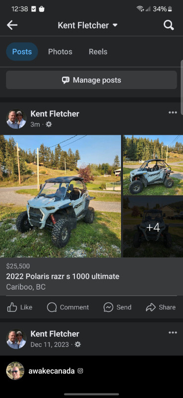 2022 Polaris Razr 1000s Ultimate in ATVs in Williams Lake