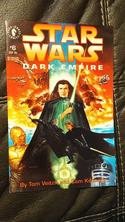 High grade Dark Horse 1992 STAR WARS: DARK EMPIRE #6. Please see photos for condition. No trades. Fo...