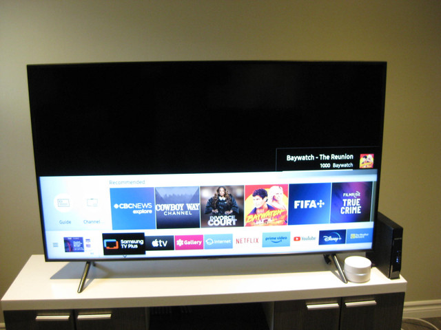 Samsung 58" Crystal UHD CU7000 4K Smart Hub Flat Screen TV in TVs in Kitchener / Waterloo