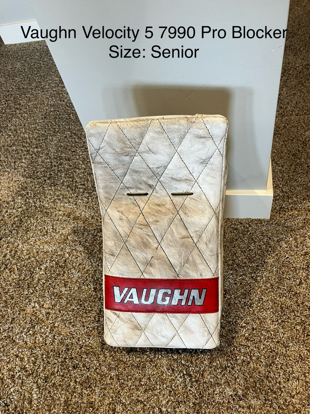 Vaughn V5 (Velocity 5) 7800 Pro Custom Pads 36+2 in Hockey in Winnipeg - Image 4