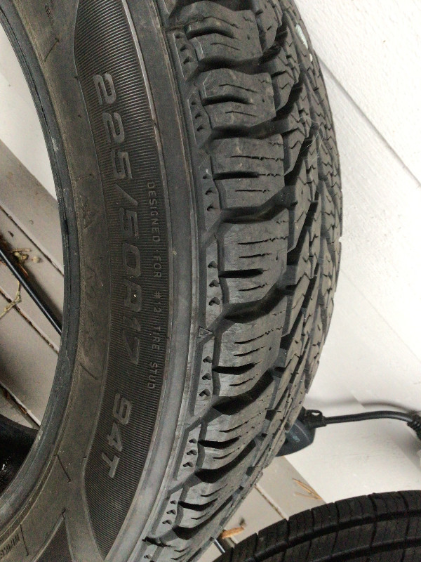 4 Goodyear Ultragrip winter 225/50R17 94T Tires used once $300 in Tires & Rims in City of Halifax - Image 4